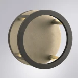 Настенный уличный светильник Arte Lamp A3370AL-1BK (LED, 220V, круглые, IP65)