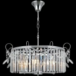 Подвесная люстра ILLUMICO IL3530-6PSQ-39 CR (220V, хрусталь, на цепи)