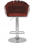 Стул барный DOBRIN MARCEL (винный велюр (MJ9-35))