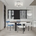 Потолочная люстра хрустальная на штанге Arte Milano Sorrento-2509 372509/6/500 CR (220V)