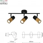 Спот на штанге Rivoli Belladonna 7073-703 (220V)