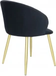 Стул Bradex Home Paola графит, матовое золото, на поворотном механизме (RF 0642)