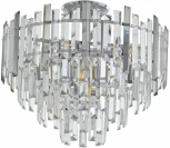 Потолочная люстра хрустальная на штанге Arte Milano Sorrento-4409 374409/7/60/470 CR (220V)