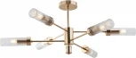 Потолочная люстра на штанге ILLUMICO IL5608-6CST-79 GD
