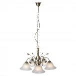 Подвесная люстра Globo 69007-5h (220V, на цепи, листья)