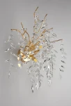Бра Aployt Gertunia APL.847.01.03 (220V, хрусталь, подвески, листья, ветки)