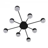 Потолочная люстра Lumion Torina 8344/8C черный, металл GX53 LED 8*7W 220V