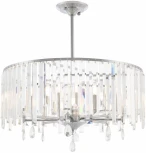 Подвесная люстра хрустальная на штанге Arte Milano Sorrento-2509 372509/8/250/590 CR (220V)