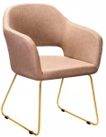Стул R-Home Oscar Браун/ЛинкЗолот