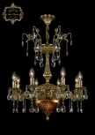 Подвесная люстра Art Classic 31.19 31.19.8.CK125SP.250SP.G.Sp.Amber.1C