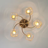 Потолочная люстра Eurosvet Susan 30124/5 античная бронза