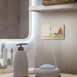 Рамка на 2 поста Elite (айвори, стекло) Werkel W0022443 (a057883)