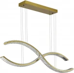 Подвесной светильник ST Luce Aceno SL6206.303.50 Латунь/Прозрачный LED 1*50W 3000K (220V, на тросе)