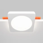 Встраиваемый светильник Phanton 4000K 1x12Вт 120° LED Maytoni Technical DL303-L12W4K