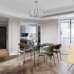 Подвесная люстра хрустальная на штанге Arte Milano Sorrento-3309 373309/6/350/470 CR (220V)