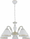 Подвесная люстра Arte Milano AM340837 340837/5 WT+G (220V, на цепи)