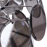 Подвесная люстра каскадная Divinare Chloe 7566/02 SP-8 (220V, хрусталь, на цепи)