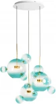Подвесной светильник Loft It Bolle 2027-D3 Blue (LED, 220V, на проводе, шар, молекулы)