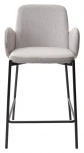 Полубарный стул M-City NYX (H=65cm) VF119 светло-серый / VF120 серый
