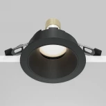 Встраиваемый светильник Share GU10 1x10Вт Maytoni Technical DL051-U-1B (220V, круглые)