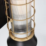 Настенный уличный светильник Eurofase QN-RIVAMAR-M-BLK-GD (220V, IP44)