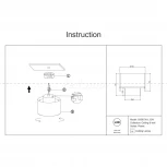 Накладной потолочный светильник Planet 3000K 1x12Вт 90° LED Maytoni Technical C009CW-L12W (220V)