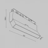 Трековый светильник магнитный 48V Maytoni Basis Rot TR036-4-12WTW-DD-W (LED)