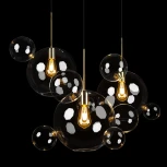 Подвесной светильник Loft It Bolle 2034-D3 (220V, на проводе, шарики, молекулы)