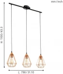 Подвесной светильник Eglo Tarbes 94195 (220V, на проводе)