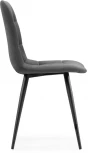 Стул Notta на металлокаркасе Чилли К темно-серый / черный 502075