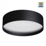 Светильник накладной светодиодный с переключ. цв. температуры Novotech Orbis 359601 черный IP20 LED 36W 220-240V 3000К\4000К\6000К