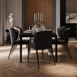 Стул Albert (Альберт), бархат серый 27 Top Concept 75047