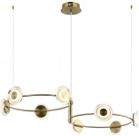 Подвесной светильник Omnilux Indovero OML-51203-08 (LED, 220V, на тросе, кольцо)