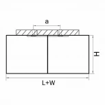 Накладной точечный светильник Lightstar Monocco 052329 (LED, 220V, IP65)