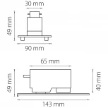 Трековое крепление Lightstar Asta 592039