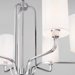 Умная подвесная люстра Eurosvet Purezza 60128/6 хром (220V, на цепи)