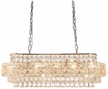 Подвесная люстра Fluorite Majeste FL1059-17P (220V, хрусталь, на цепи)