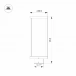 Наземный светильник Arlight Cub 021805