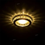 Встраиваемый точечный светильник Lightstar Monilo 031702 (220V, хрусталь)