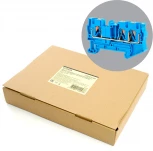 Зажим пружинный 2-х проводной проходной Stekker 49250