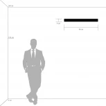 Настенный светильник линейный светодиодный Lightstar Fiume 810537 (220V)