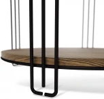 Столик кофейный Sheffilton SHT-CT33 черный муар/светлый орех от фабрики Sheffilton