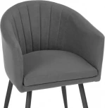 Стул Валета темно-серый / черный 464899 Woodville