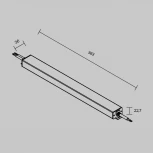 Источник напряжения 24В Dali DT6 200Вт Maytoni 725004