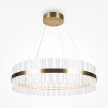 Подвесной светильник Maytoni Mirage MOD173PL-L60BS3K (LED, 220V, хрусталь, на тросе, круглые)