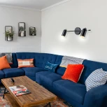 Спот Escada Marco 696/2A 2x40Вт E14, металл, чёрный (220V)