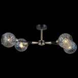 Потолочная люстра на штанге ILLUMICO IL0253-4CSQ-79 BK AB (220V)