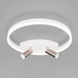 Спот Wi-Fi Eurosvet 90247/3 белый / хром (LED, 220V, управление смартфоном, голосовое управление, умный дом - Minimir Home, Алиса, Маруся, Салют, кольцо)