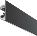 Алюминиевый профиль накладной 18x48 Maytoni Led Strip ALM-1848-B-2M