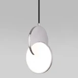 Подвесной светильник светодиодный Eurosvet Lang в стиле лофт 50225/1 LED хром (220V, на проводе)